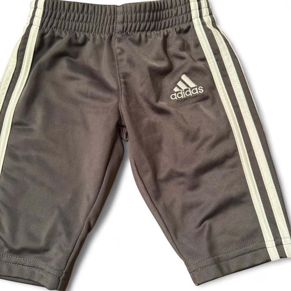 Adidas Infant Tricot Jogger Sweatpants Grey 3 Months